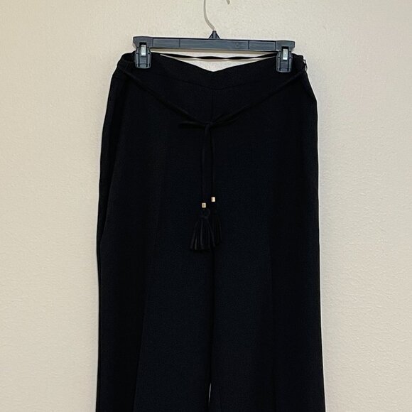 Talbots Hollywood Black High Waist Straight Leg Office Pants Trousers Size 10 - Picture 7 of 14